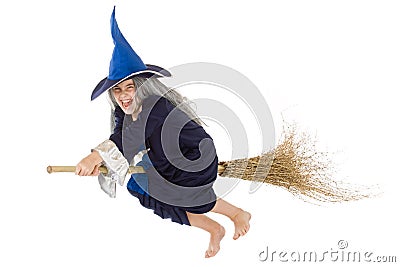 Halloween witch Stock Photo