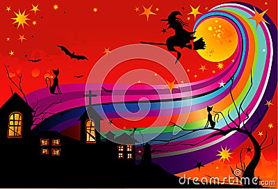 Halloween witch vector Vector Illustration