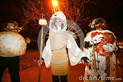 Halloween, Zagreb, Croatia. Editorial Stock Photo