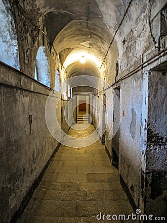 The Hallway of Kilmainham Gaol Dublin Ireland Editorial Stock Photo