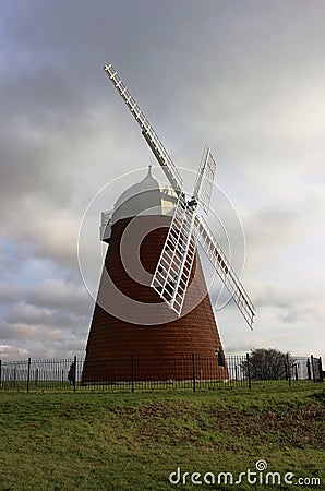 Halnaker Windmill, West Sussex, England. Stock Photo