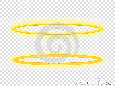 Halo angel ring Vector Illustration