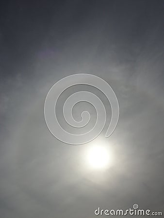 Halo phenomena Stock Photo