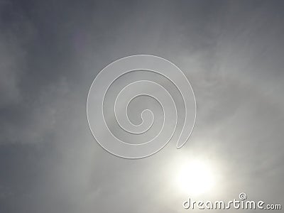 Halo phenomena Stock Photo