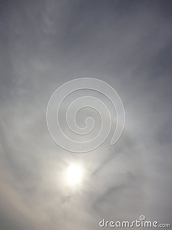 Halo phenomena Stock Photo