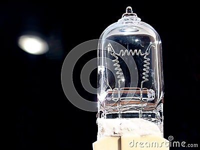 Halogen Lamp Back Lit Stock Photo