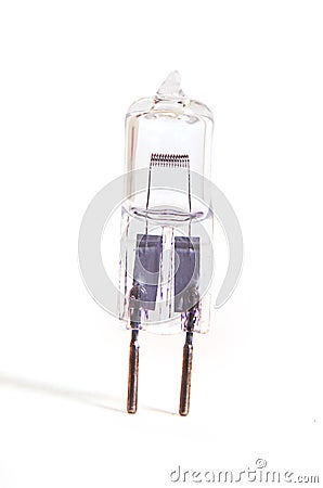 Halogen lamp isolated Stock Photo