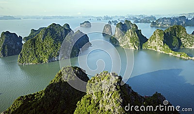 Halong Bay landscape, Vietnam Stock Photo