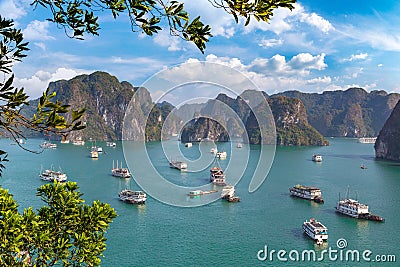 Halong bay, Vietnam Editorial Stock Photo