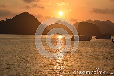 Halong Bay, Vietnam Editorial Stock Photo