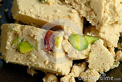 Halva with pistachios Stock Photo