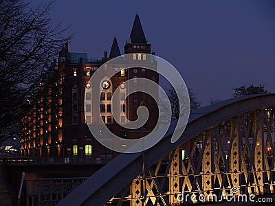 Hamburg Speicherstadt Stock Photo