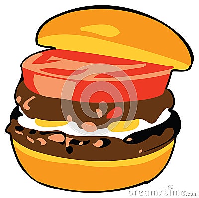 Hamburger Vector Illustration