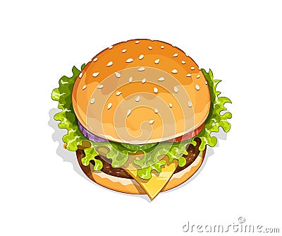 Hamburger Vector Illustration