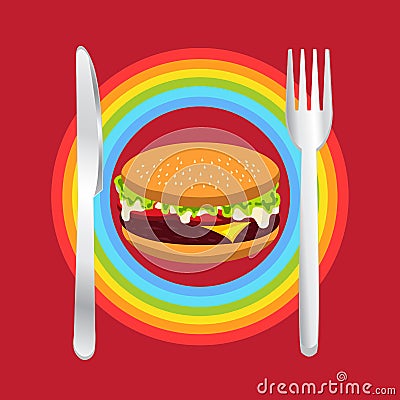 Hamburger Vector Illustration