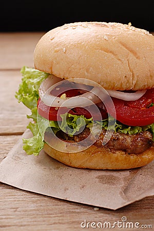 Hamburger Stock Photo