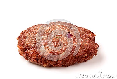 Hamburger patty Stock Photo