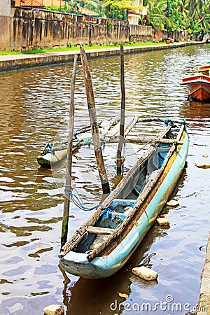 Hamilton Canal, Negombo Sri Lanka Editorial Stock Photo