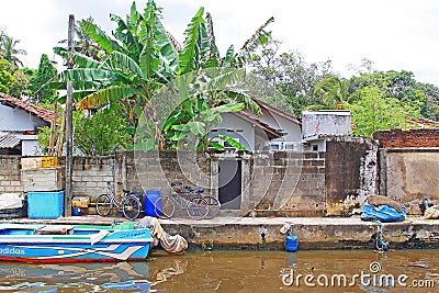 Hamilton Canal, Negombo Sri Lanka Editorial Stock Photo