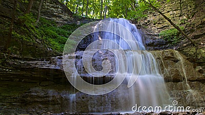 Hamilton Ontario Waterfall Stock Photo