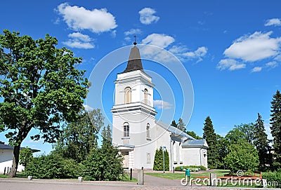 Hamina, Finland. Church Vehkalahti, 14 century Stock Photo