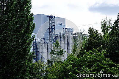 Hamm, Germany - August 24, 2021: RWE Westfalen power plant Editorial Stock Photo