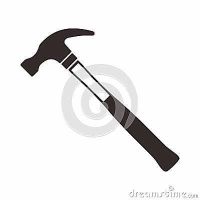 Hammer claw icon . Handyman tool for home repair Vector Illustration