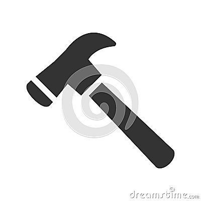Hammer, construction Tool Icon Vector Illustration