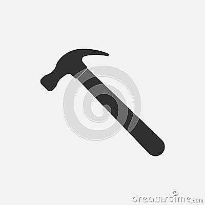 Hammer icon. Vector Illustration