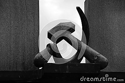 Hammer and Sickle Stock Photo