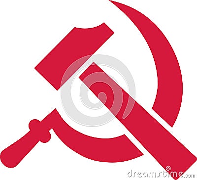 Hammer and sickle Vector Illustration