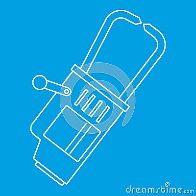 Hammer of welder icon outline Vector Illustration