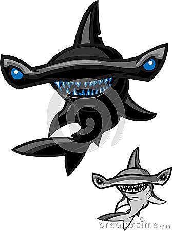 Hammerhead shark Vector Illustration