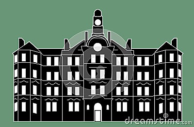 Hammersmith Hospital Imperial Collage Healtcare Vector Illustration