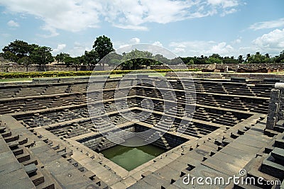 Hampi ruins Stock Photo