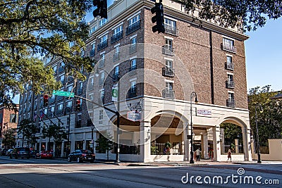 Hampton Inn at 201 E. Bay Street Editorial Stock Photo