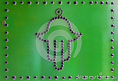 Hamsa symbols of Islam amulet Stock Photo
