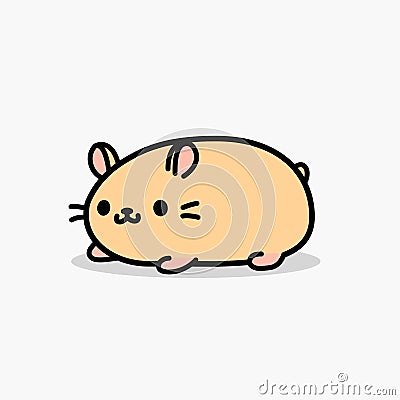 Hamster vector illustration Vector Illustration