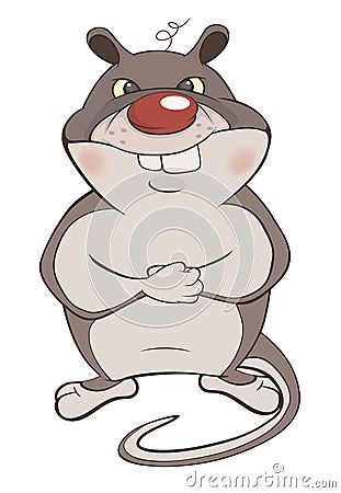 Hamster cartoon Vector Illustration