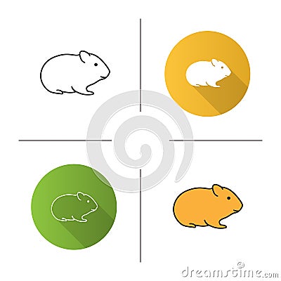 Hamster icon Vector Illustration