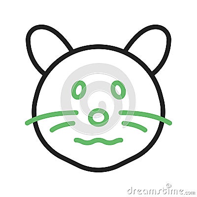 Hamster icon vector image. Vector Illustration