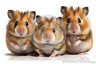 Lovely animal Hamsters - young hamsters, Stock Photo