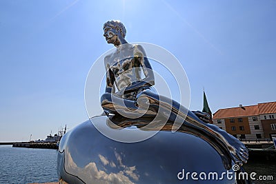 Han the Male Mermaid Editorial Stock Photo