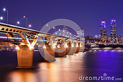 Han River in Seoul Stock Photo