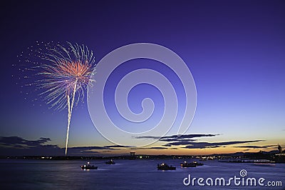 Hanabi -8 Stock Photo