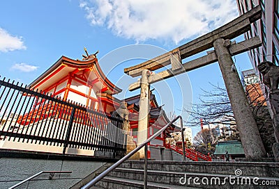 Hanazono Shrine in Shinjuku, Tokyo Stock Photo