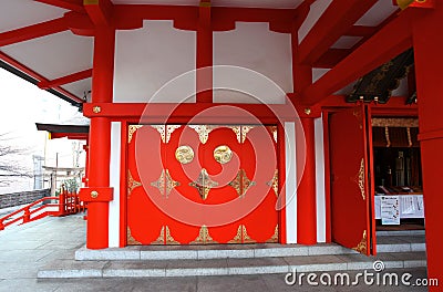 Hanazono Shrine in Shinjuku, Tokyo Stock Photo