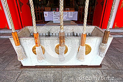 Hanazono Shrine in Shinjuku, Tokyo Stock Photo