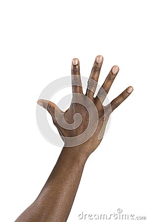 Hand Of Black Man Royalty Free Stock Photos - Image: 8170098