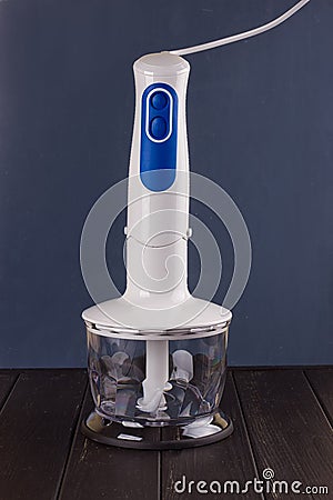 Hand blender electric mixer Stock Photo